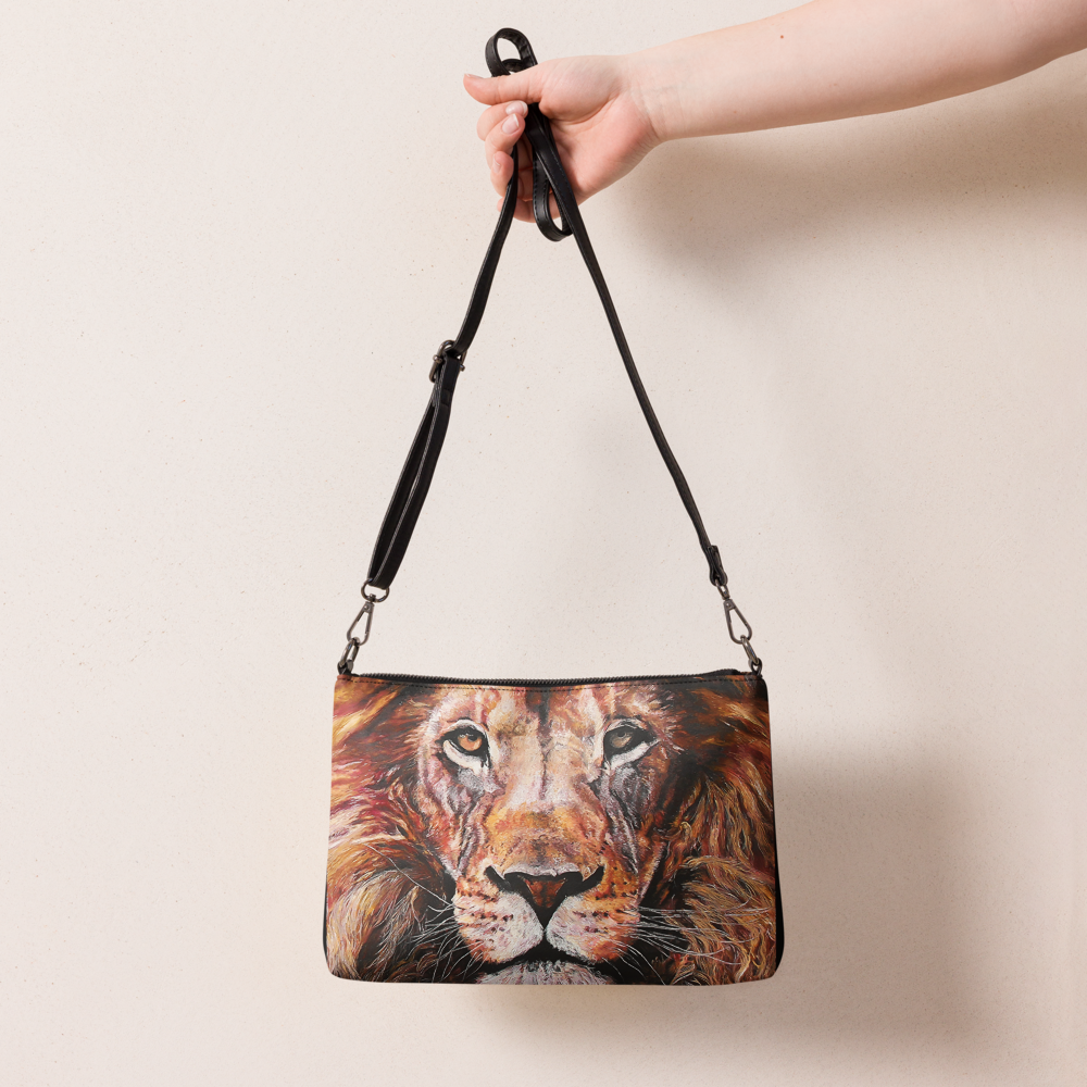 Lion Crossbody bag, One side printed