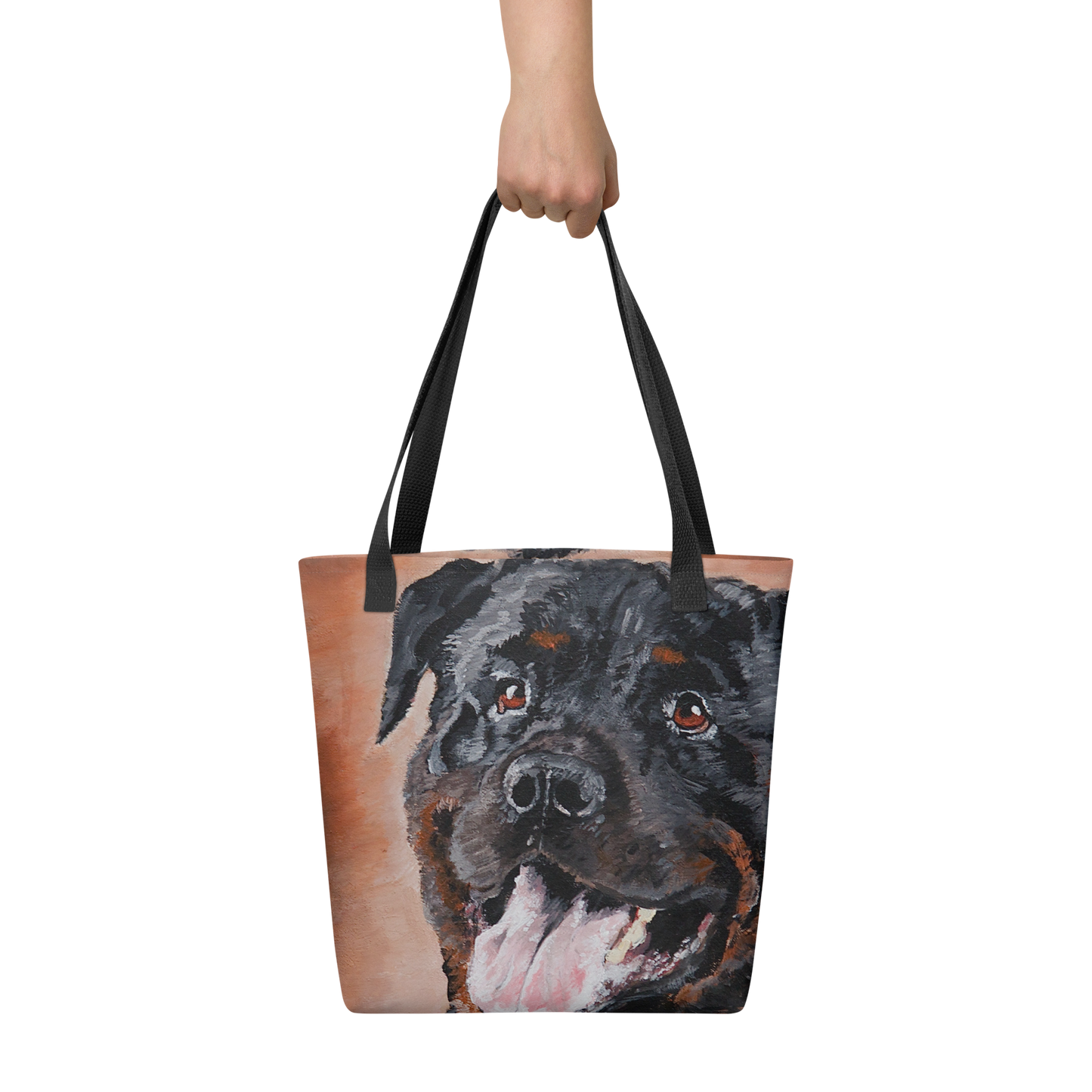 Tote bag with Rottweiler