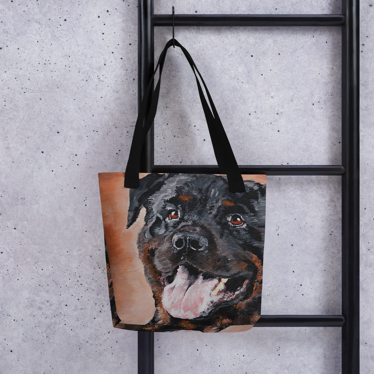 Tote bag with Rottweiler