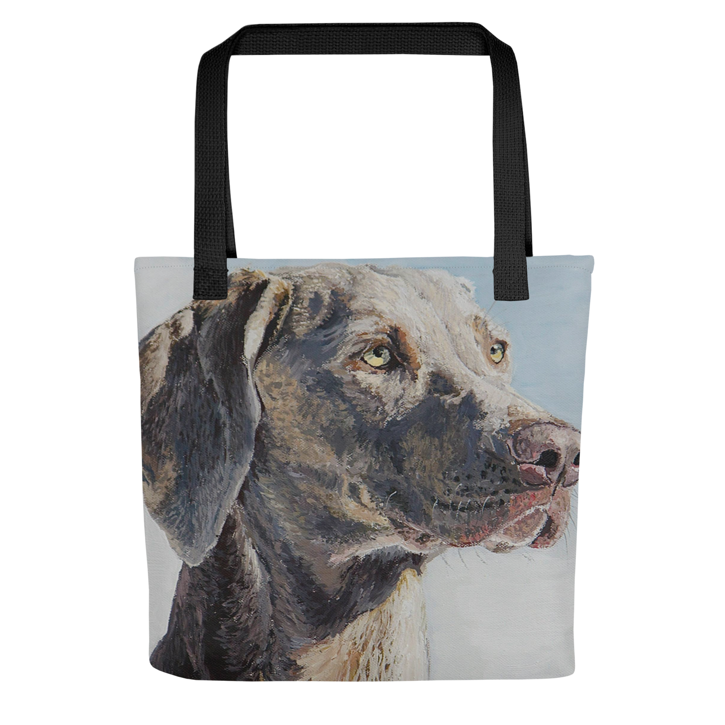 Tote bag with Weimaraner