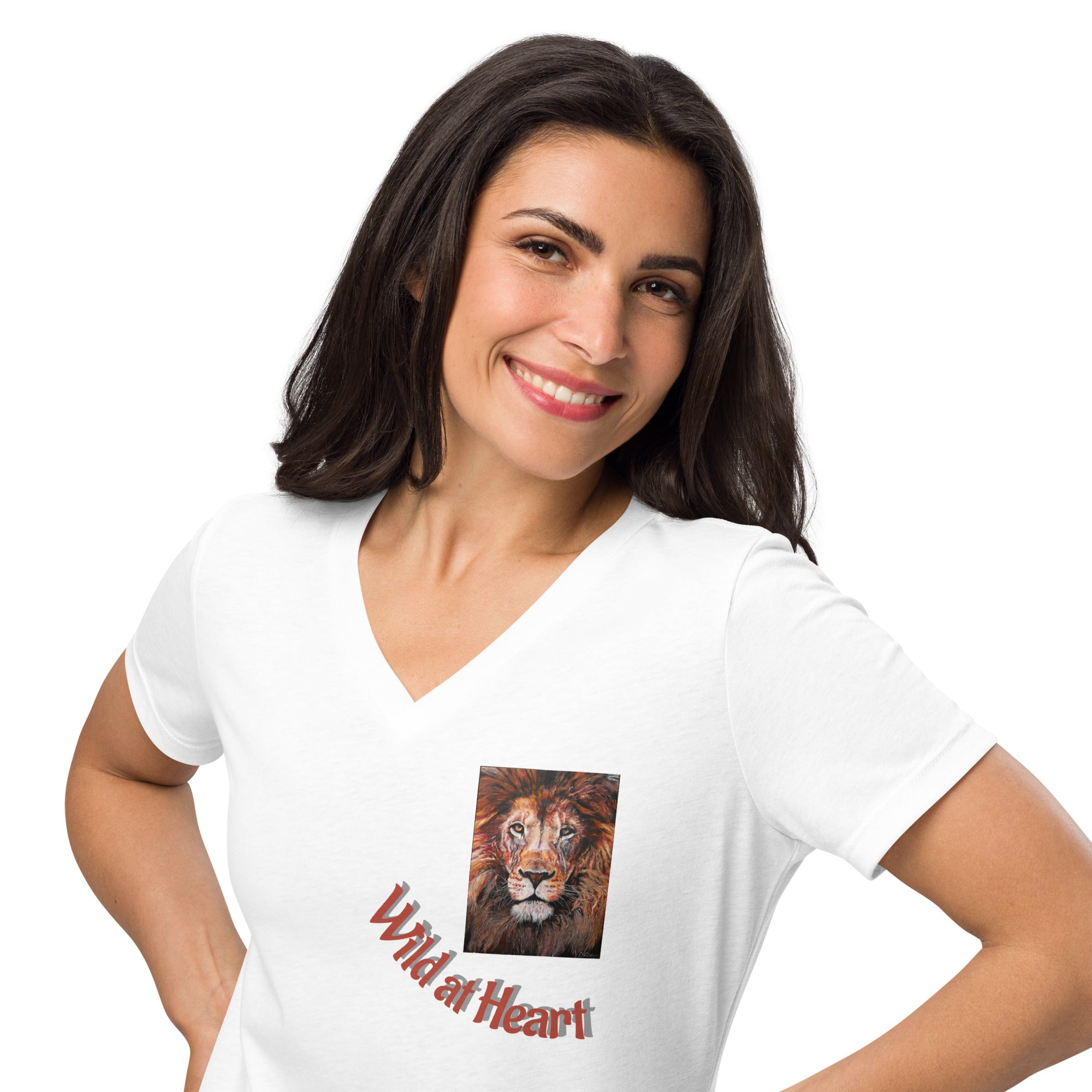 G-Star Open V Relaxed T Wmn – T-shirt Donna In Morbido Cotone, Scollo A V, Vestibilità Comoda, Look Originale